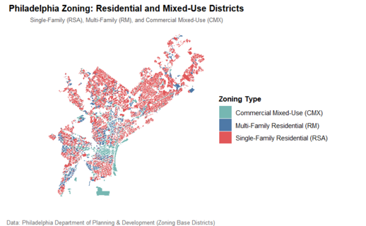 Residential and Mixed-Use Zoning of Philadelphia, Pennsylvania by Jingqi Lu
