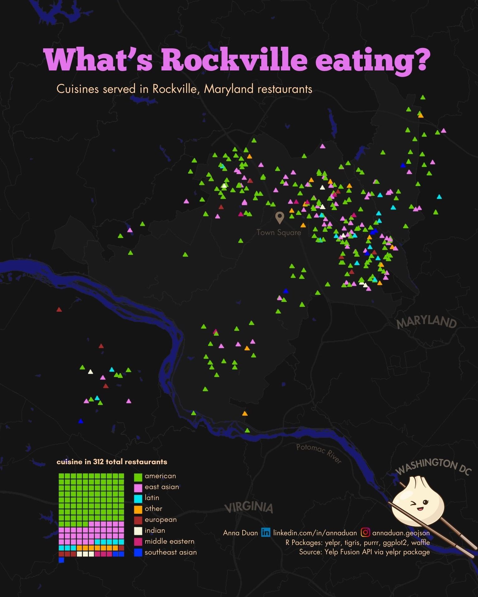 Thumbnail image of What's Rockville eating? by Anna Duan