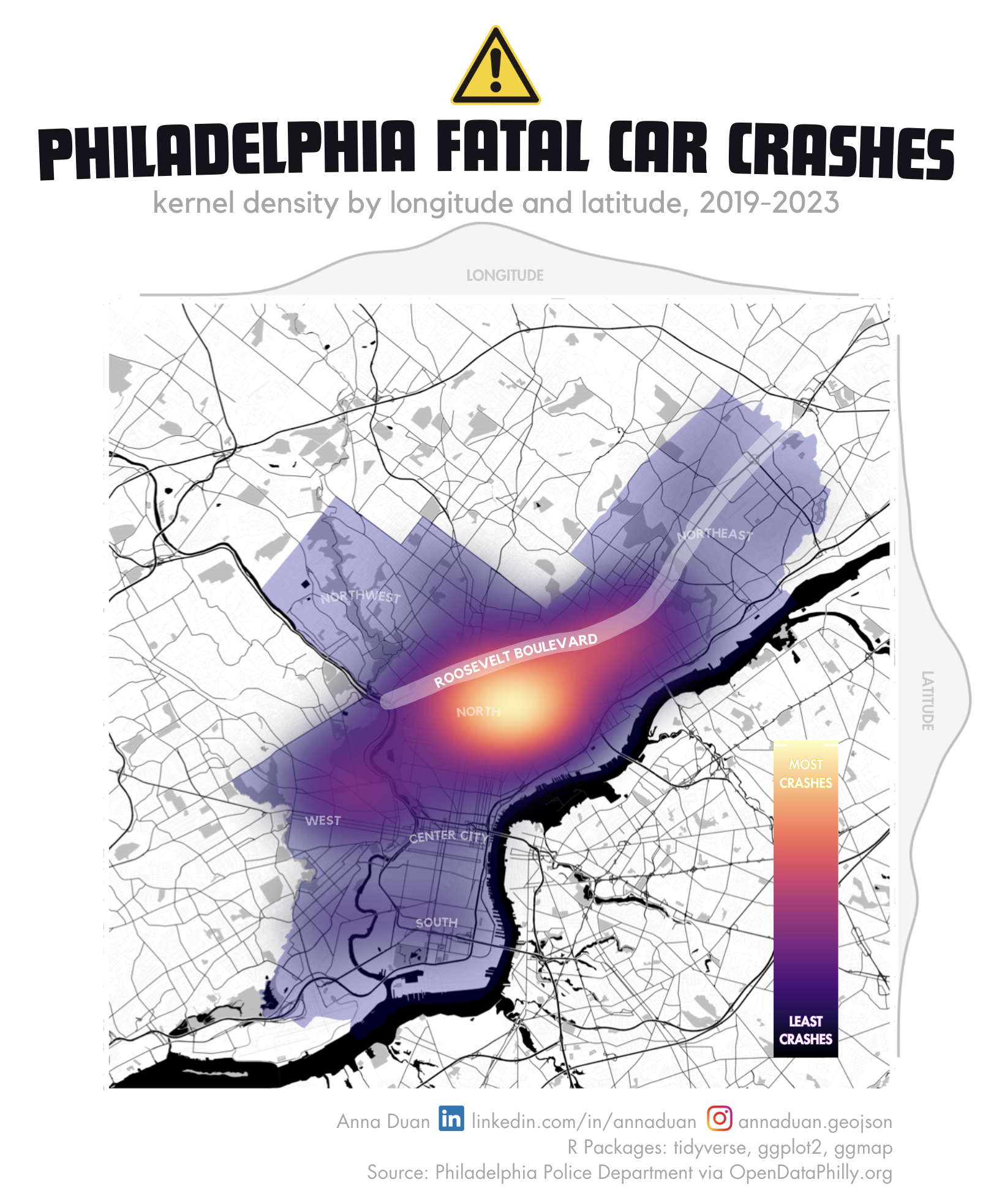 Philadelphia Fatal Car Crashes by Anna Duan