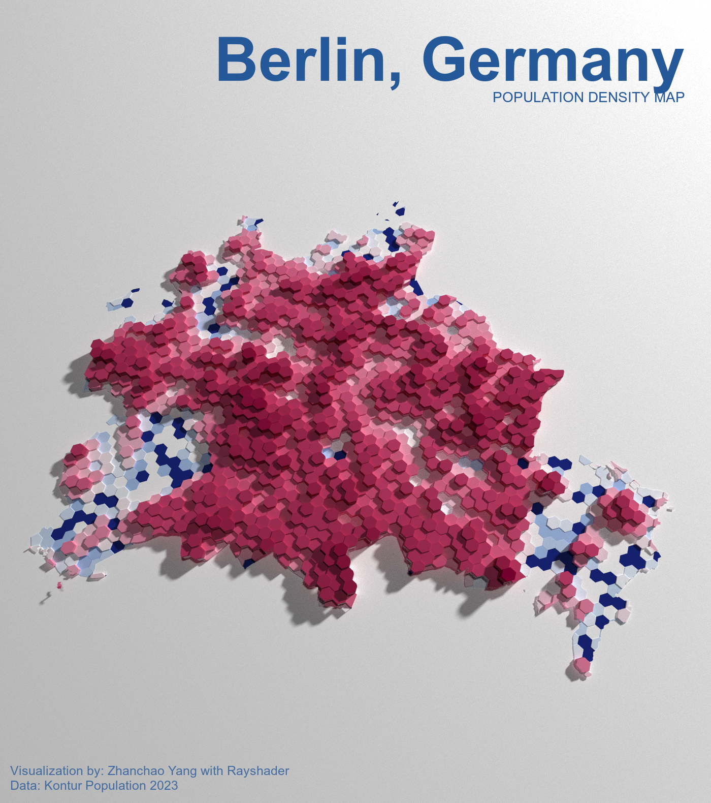 Day 6 Berlin 3D Population Density Map