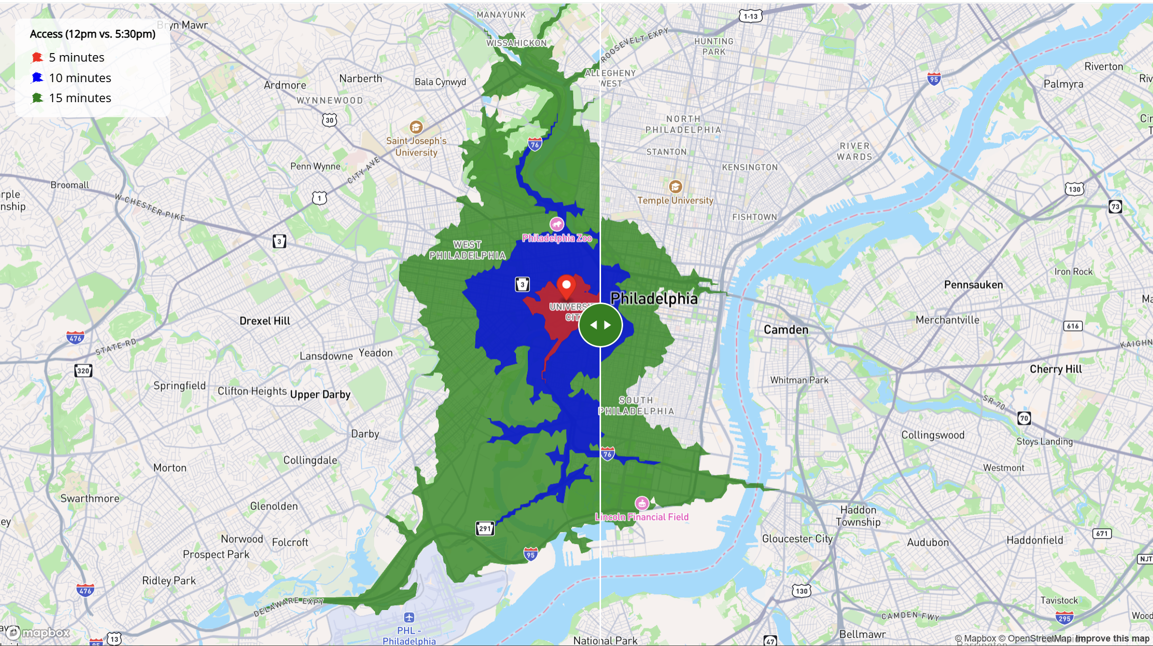 Day 7 Interactive Map Screenshot